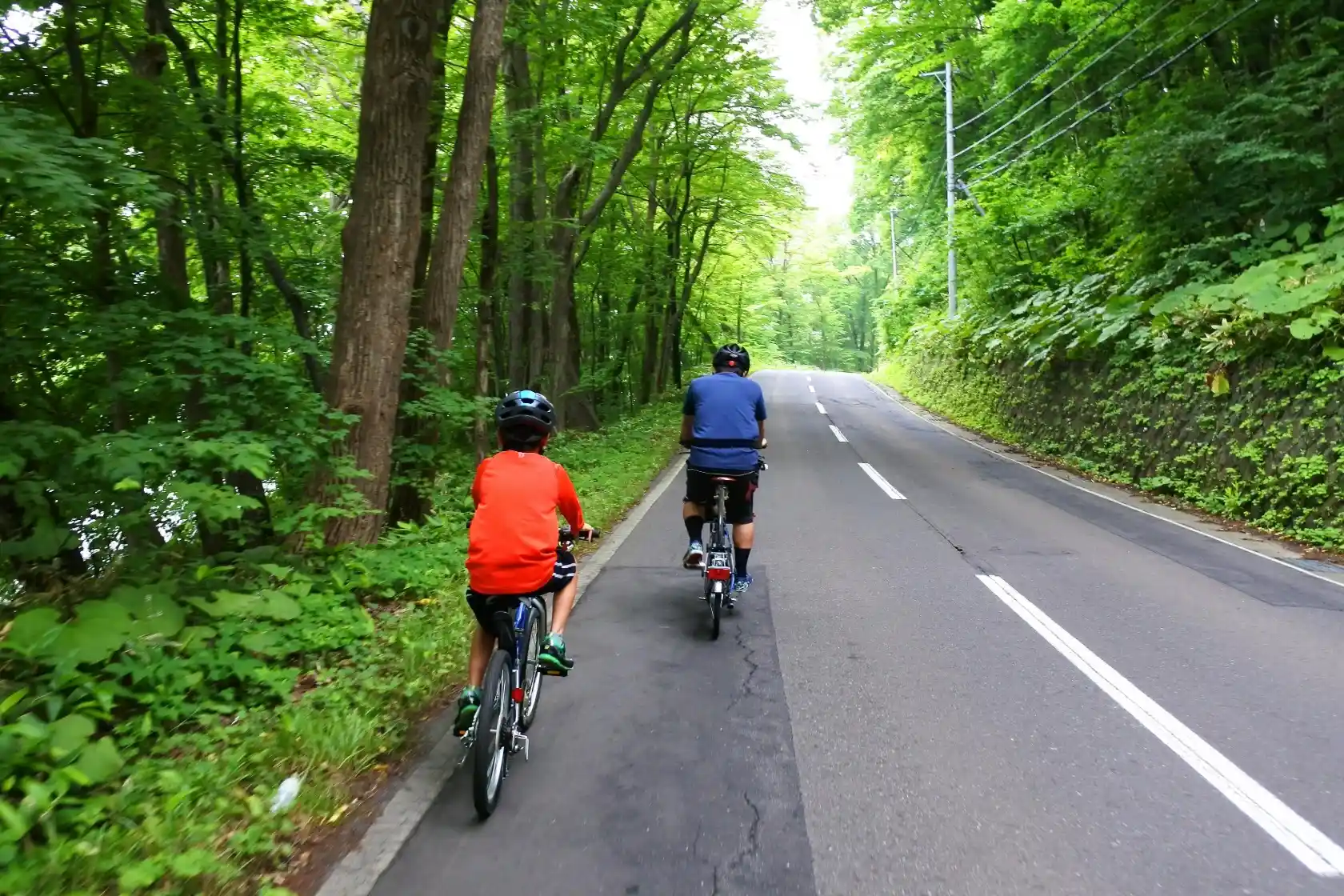 旭川の秋のサイクリング